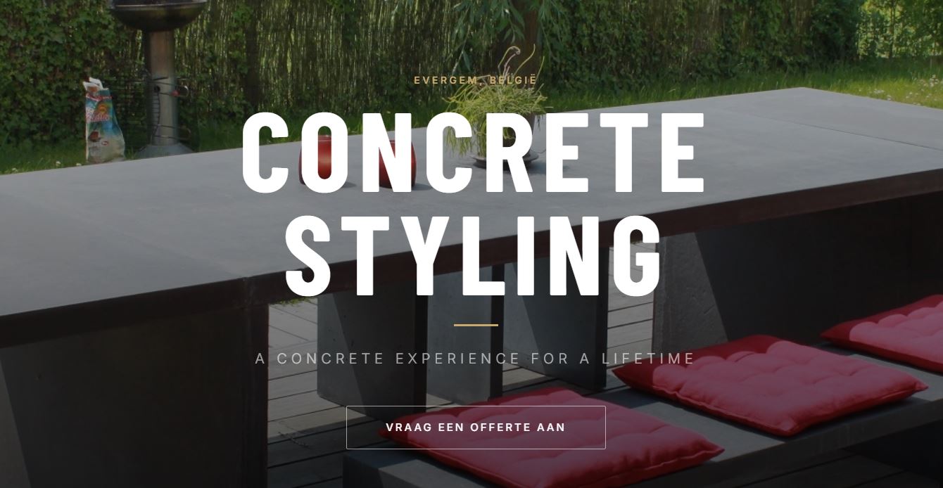 Concrete Styling hero